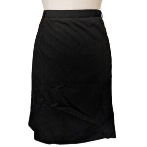 Vintage Jessica Black Mini Skirt Dark Academia Office Preppy 90s Work Sz 16